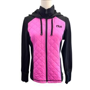 2/$30 Fila Sport Women’s Zip Up Long Sleeve Fleece Jacket XS BEEHIVESALE230